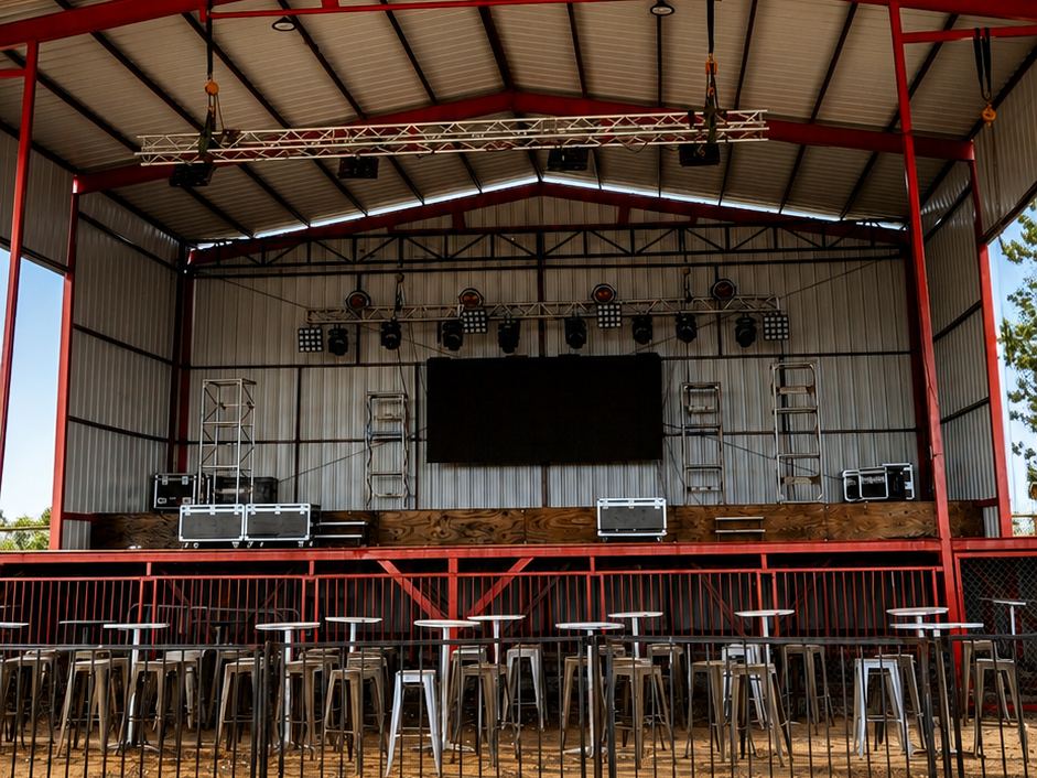 Escenario techado